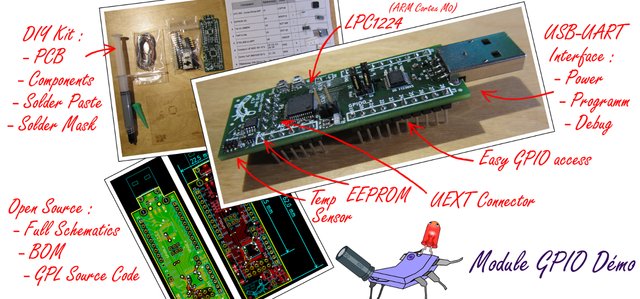 Le module GPIO Démo en détail
