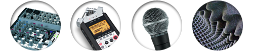 Matériel d'enregistrement audio