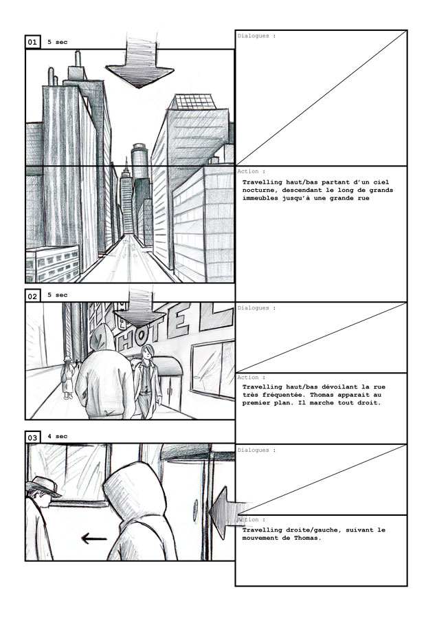Storyboard Différences page 1