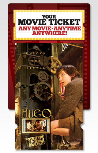 Movie Ticket Hugo Cabret