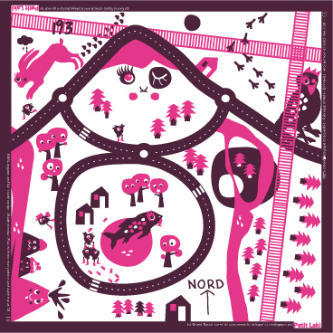 Grand Tapoo rose/violet