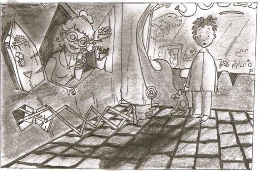 extrait du story board - Elliot