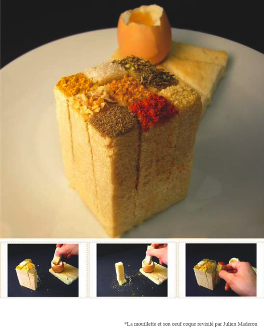 design culinaire de Julien Maderou