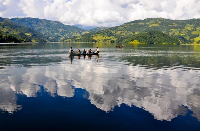 Pokhara, Népal.