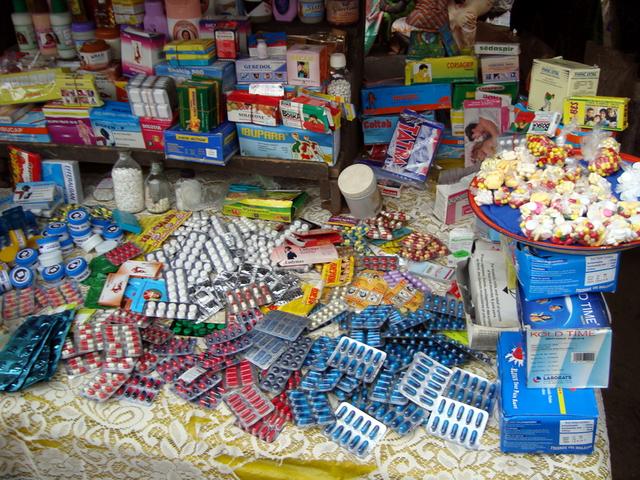 Etal de marché au Togo