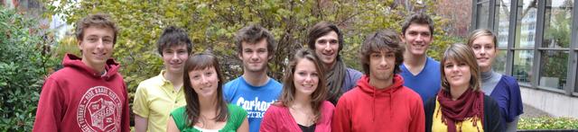 Arnaud - Vivien - Aline - Maxime - Marie - André - Thibaud - Maxime - Caroline - Anaïs